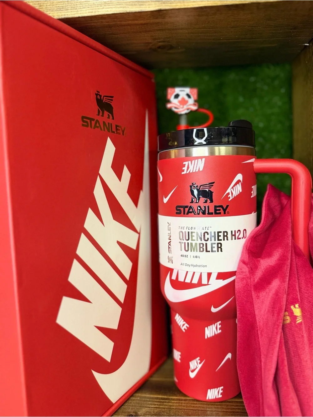 Nike x Stanley Red Quencher H2.0 Tumbler